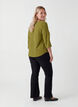 Bluse mit 3/4-&Auml;rmeln, Gr&uuml;n, Model image number 2