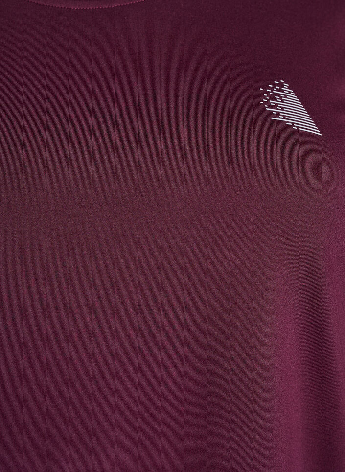 Trainingsshirt mit 3/4-&Auml;rmeln, Rot, Packshot image number 2