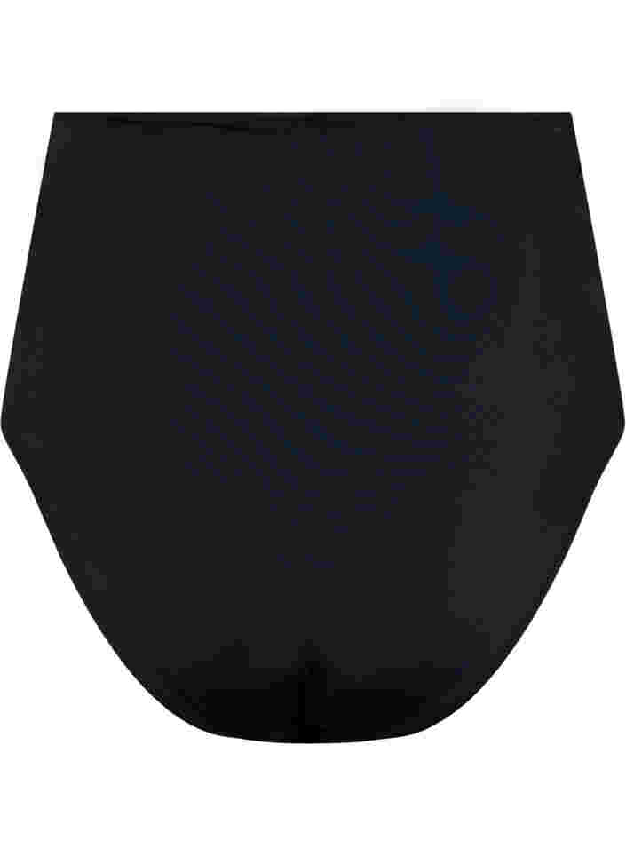 Bikinislip mit hoher Taille, Black, Packshot image number 1