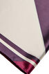 Quadratisches Tuch in Satin-Optik mit Muster, Lila, Packshot image number 1