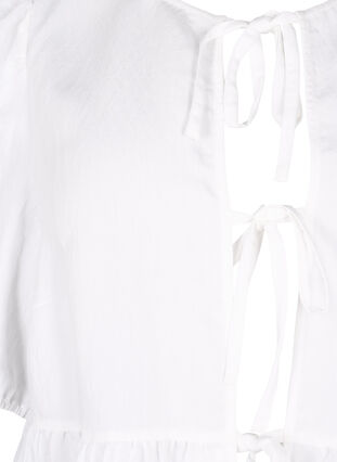  Viskosebluse mit Lochstickerei, Bright White, Packshot image number 2
