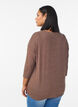 Bluse aus Jersey mit 3/4-&Auml;rmeln, Braun, Model image number 2
