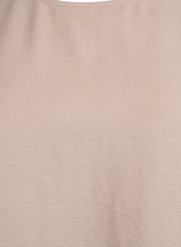 Bluse mit kurzen, weiten Ärmeln, Beige, Packshot image number 2