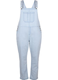 Gestreifte Jeans-Latzhosen, L. Blue Denim Stripe, Packshot