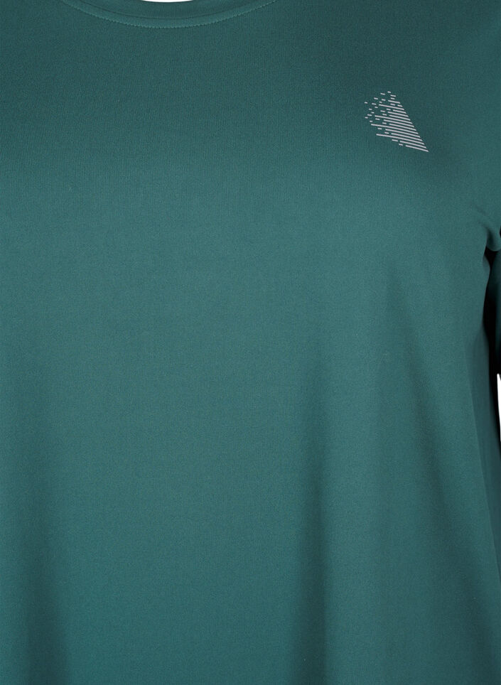 Trainingsshirt mit 3/4-&Auml;rmeln, Gr&uuml;n, Packshot image number 2