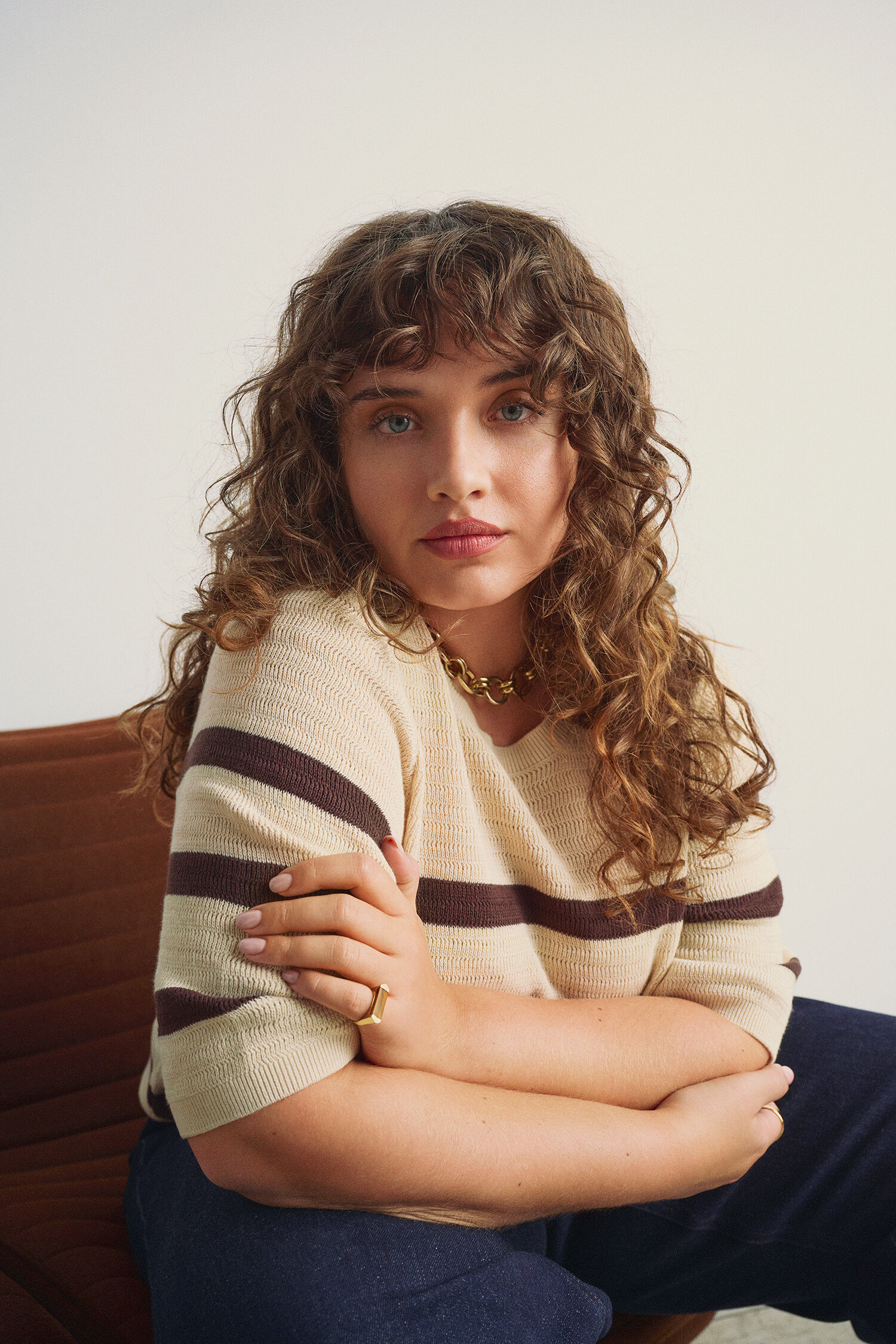 Gestreifter Strick, , Model