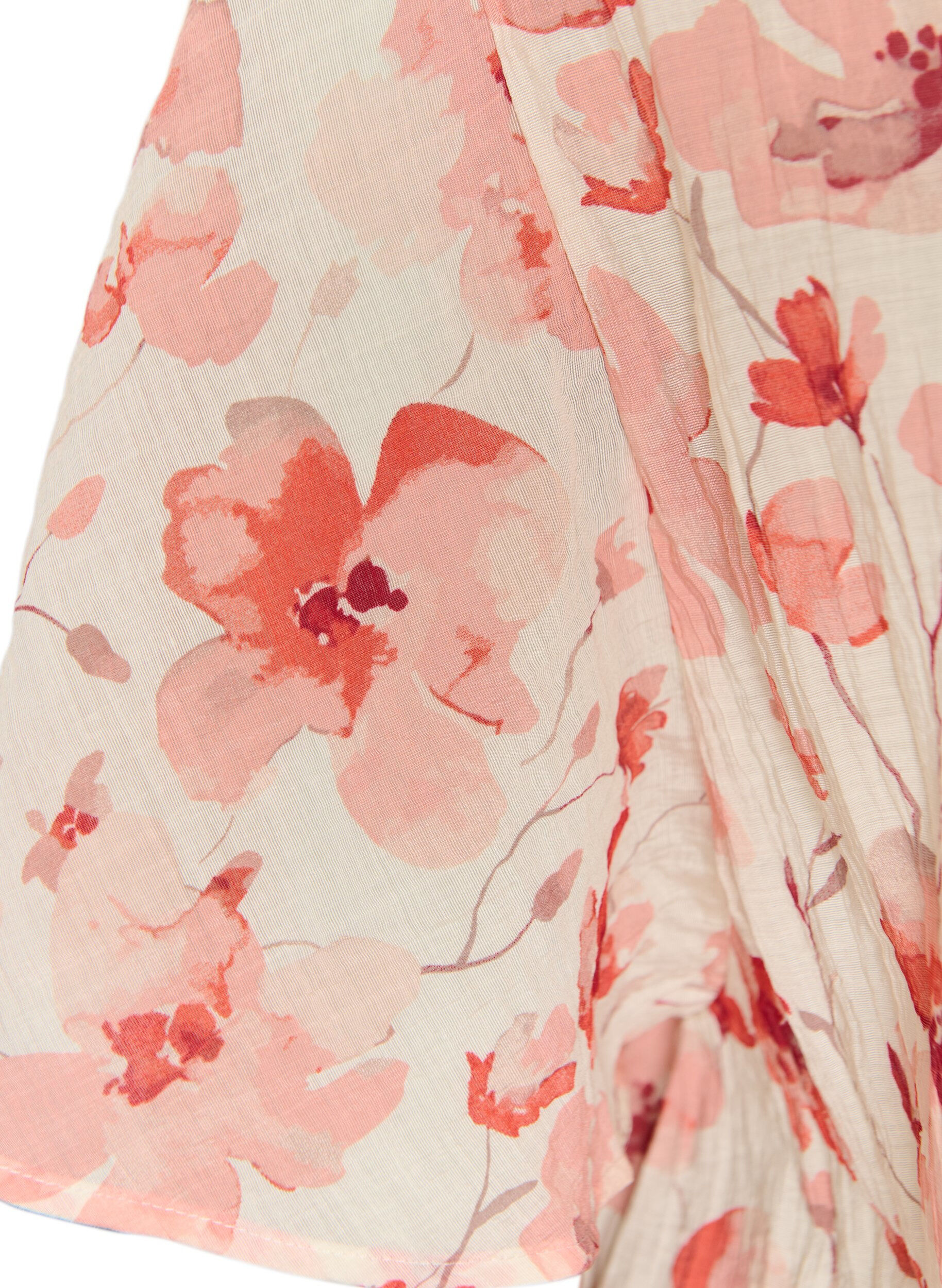 ZizziBluse mit Ballonform und Fl&uuml;gel&auml;rmeln, Orange, Packshot image number 3
