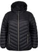 Leichte Steppjacke mit Kapuze, Schwarz, Packshot image number 0