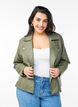 Bikerjacke aus Kunstleder, Gr&uuml;n, Model image number 0