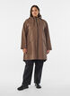Regenjacke mit Taschen und Kapuze, Braun, Model image number 1