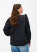 Bluse mit Ruffles und Lace Trim, Schwarz, Model image number 2