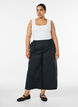 Culotte mit Gummizugbund und weiten Beinen, Schwarz, Model image number 0