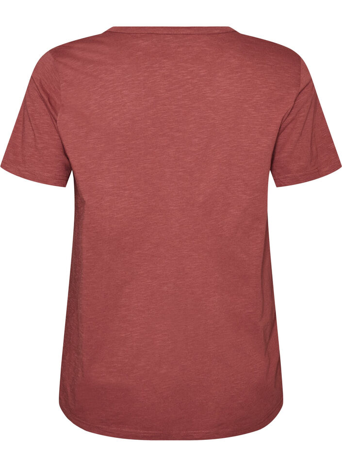 T-Shirt mit Knopfleiste, Braun, Packshot image number 1