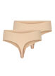 2er-Pack invisible G-String , Beige, Packshot image number 1