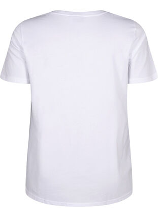 Baumwoll-T-Shirt mit Textaufdruck, B. White w. Paris, Packshot image number 1