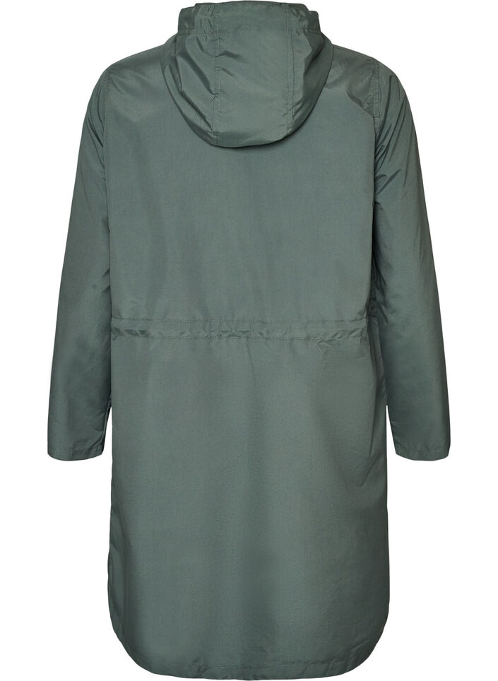 Leichter Parka mit Kapuze, Gr&uuml;n, Packshot image number 1