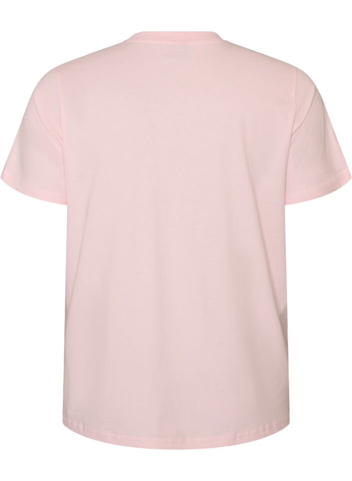 T-Shirt aus Bio-Baumwolle mit Frontprint, Rot, Packshot image number 1
