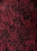 Maxikleid mit floralem Print und Smock, Dunkles Bordeaux, Packshot image number 2