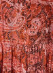 Midi-Kleid aus Viskose mit Paisleymuster, Orange, Packshot image number 2