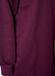 Langer Hoodie mit Rei&szlig;verschluss und Taschen, Lila, Packshot image number 3