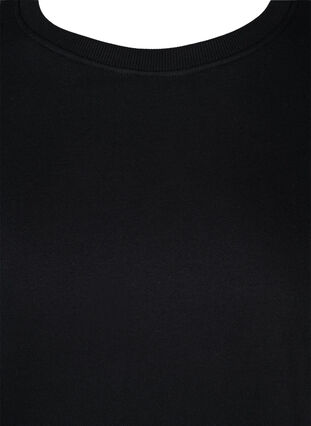 Sweatshirt aus Baumwolle mit Kordelzug, Black, Packshot image number 2