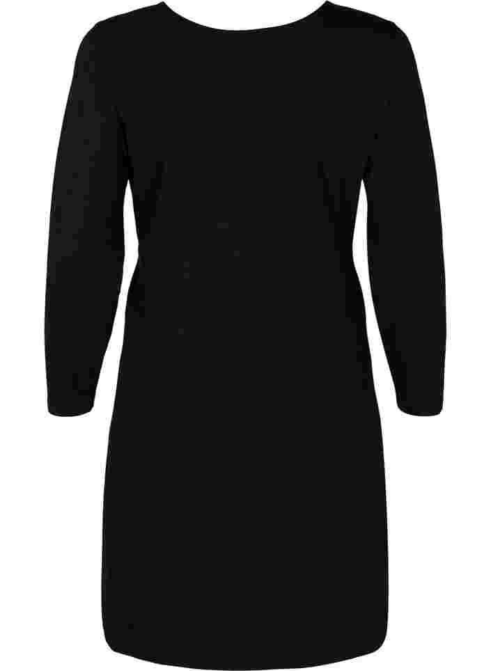 Schwangerschaftskleid aus Baumwolle, Black, Packshot image number 1