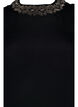 Langärmelige Viskosebluse mit Perlen, Black, Packshot image number 2