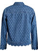 Jeansjacke mit Destroyed-Muster, Blau, Packshot image number 1
