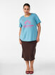T-Shirt mit Print, Blau, Model image number 1