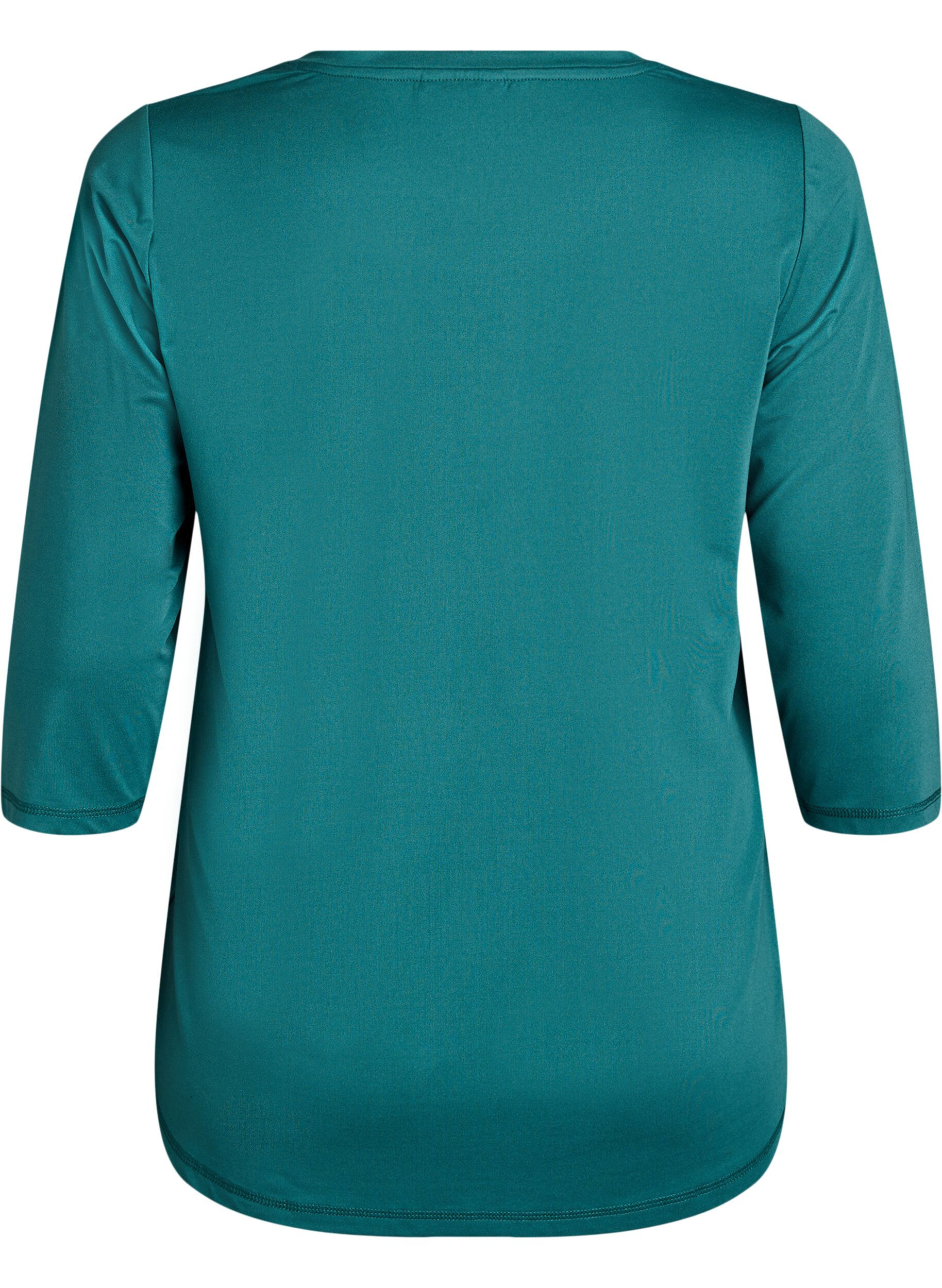 ZizziTrainingsshirt mit 3/4-&Auml;rmeln, Gr&uuml;n, Packshot image number 1