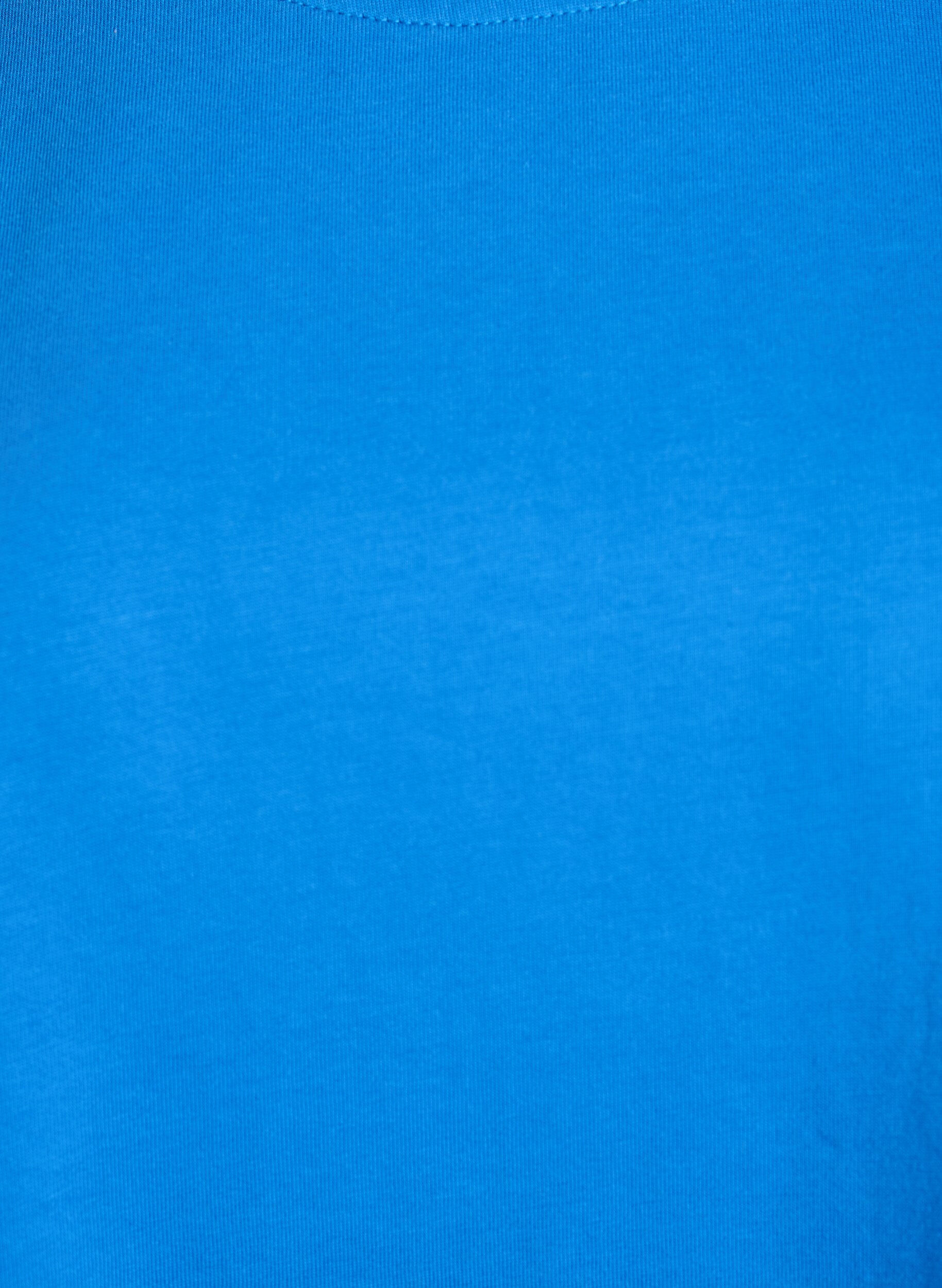 Zizzi Oversize-T-Shirt mit halben &Auml;rmeln, Blau, Packshot image number 2