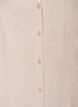 Midikleid aus Leinen und Viskose mit R&uuml;schen&auml;rmeln, Beige, Packshot image number 2