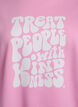 Sweatshirt mit Textaufdruck, Bubblegum, Packshot image number 2