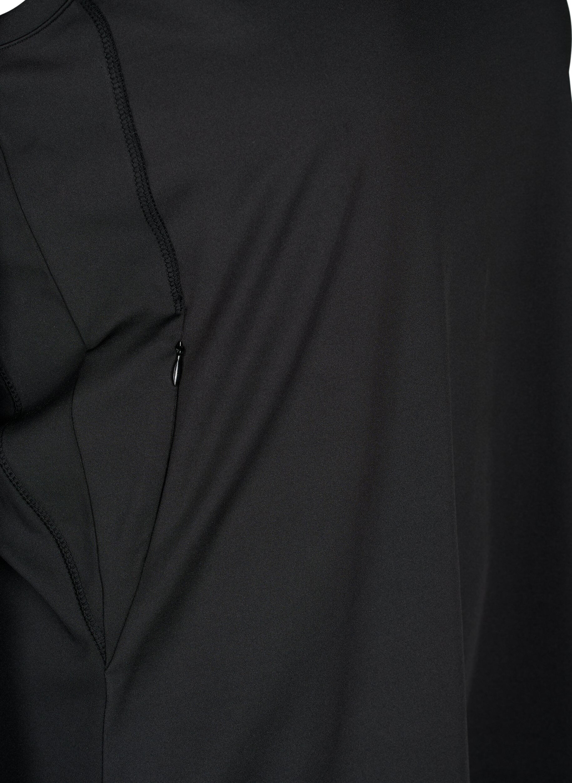 Zizzi Trainingstop mit Racerback und Mesh, Black, Packshot image number 3