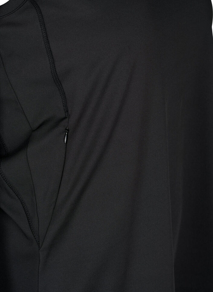 Trainingstop mit Racerback und Mesh, Black, Packshot image number 3