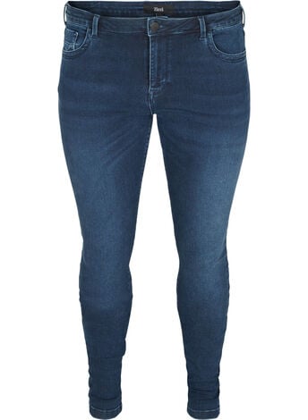 Super Slim Amy Jeans mit hoher Taille