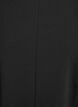 Kurzes A-Linien-Jerseykleid mit 3/4-Ärmeln, Schwarz, Packshot image number 2