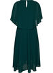 Kurz&auml;rmeliges Maxikleid in A-Linie, Gr&uuml;n, Packshot image number 1