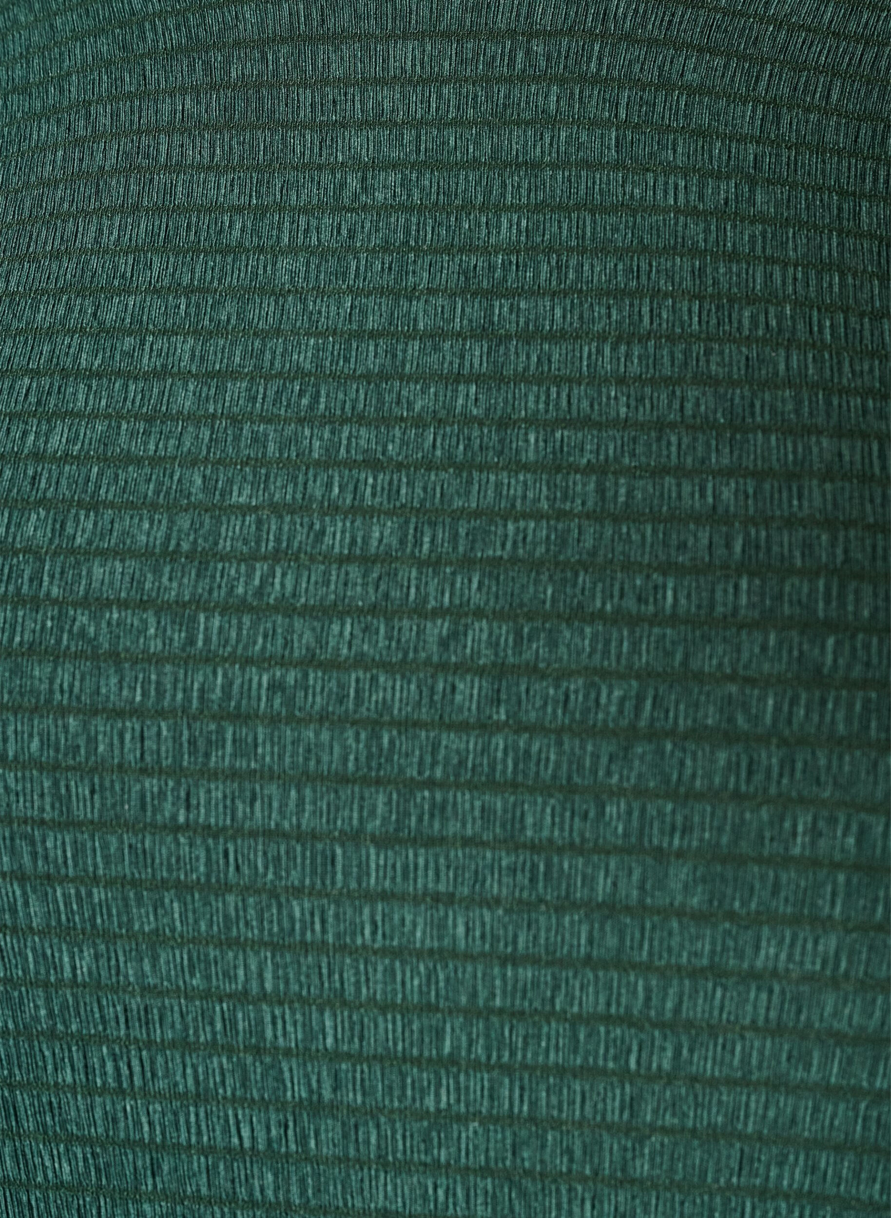 ZizziStrukturierte Bluse mit Wellenkanten, Gr&uuml;n, Packshot image number 2