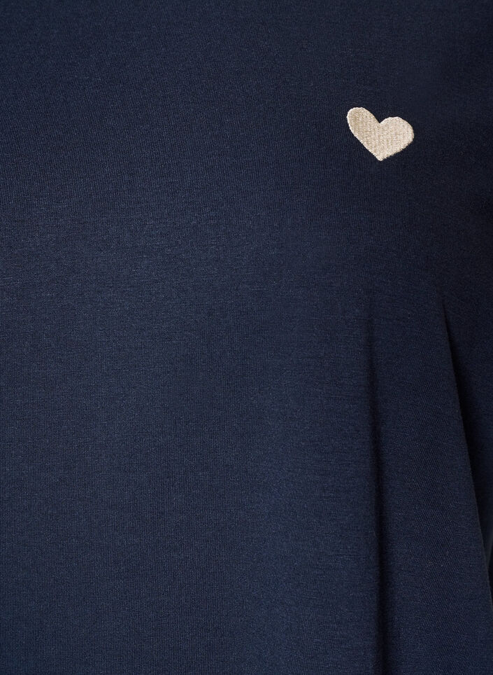 T-Shirt mit Print, Blau, Packshot image number 2