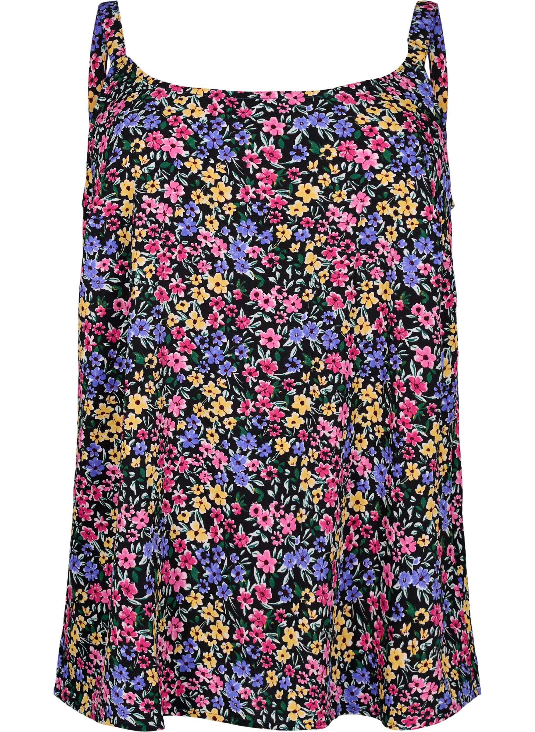 Zizzi FLASH - Top mit Print, Multi Flower, Packshot image number 0