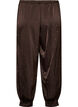 Ballonhose aus Satin mit Strasssteinen, Braun, Packshot image number 1
