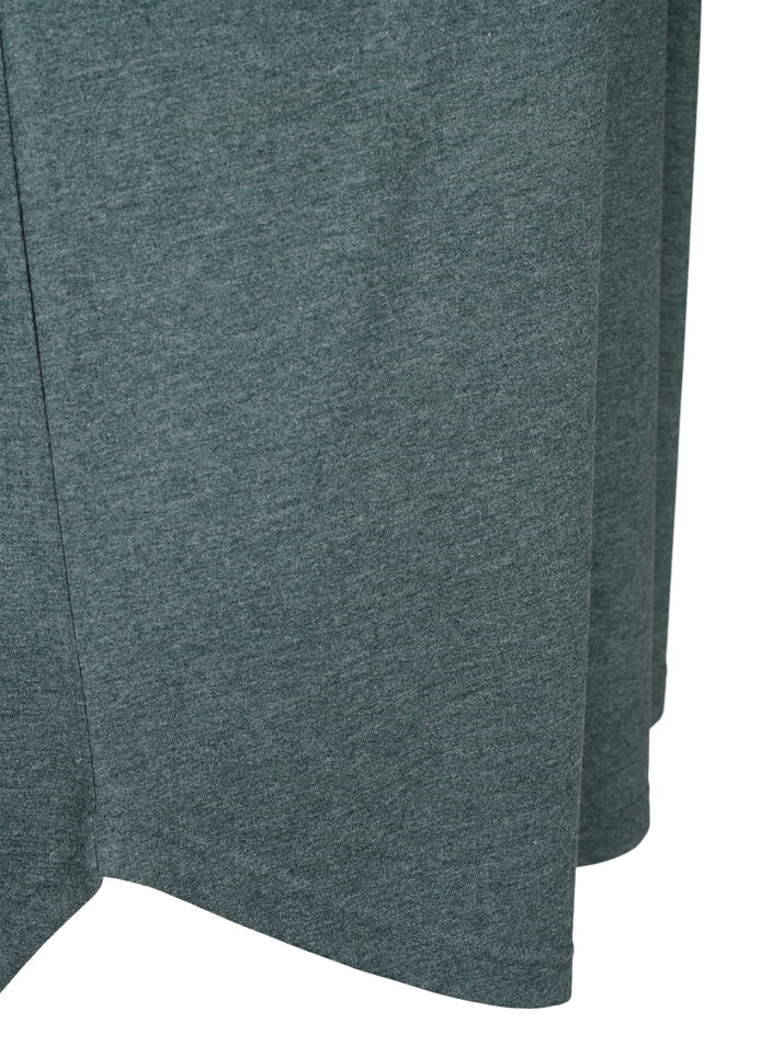 Kurzärmliges Nachthemd mit Textdruck, , Packshot image number 3