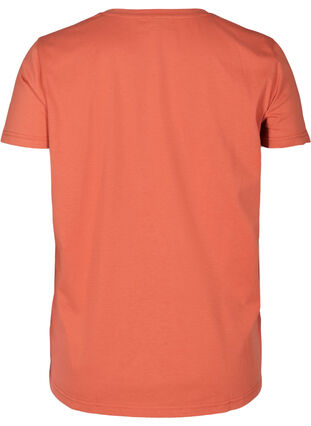 Kurzarm T-Shirt mit Printdetails, Faded Rose, Packshot image number 1