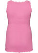 Top mit Spitzen, Pink, Packshot image number 1