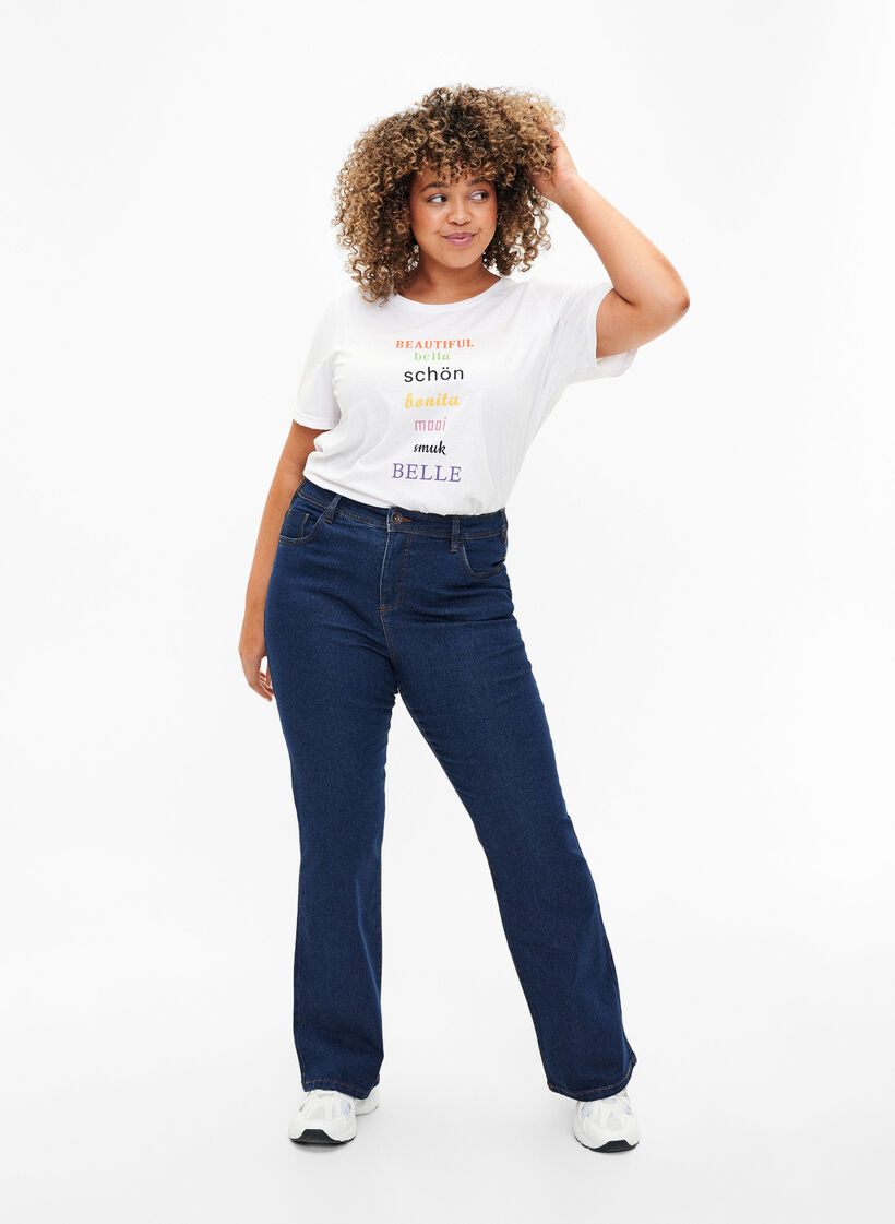 FLASH - T-Shirt mit Motiv, Bright White, Model image number 2