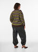 Ballonhose aus Kunstleder, Schwarz, Model image number 1