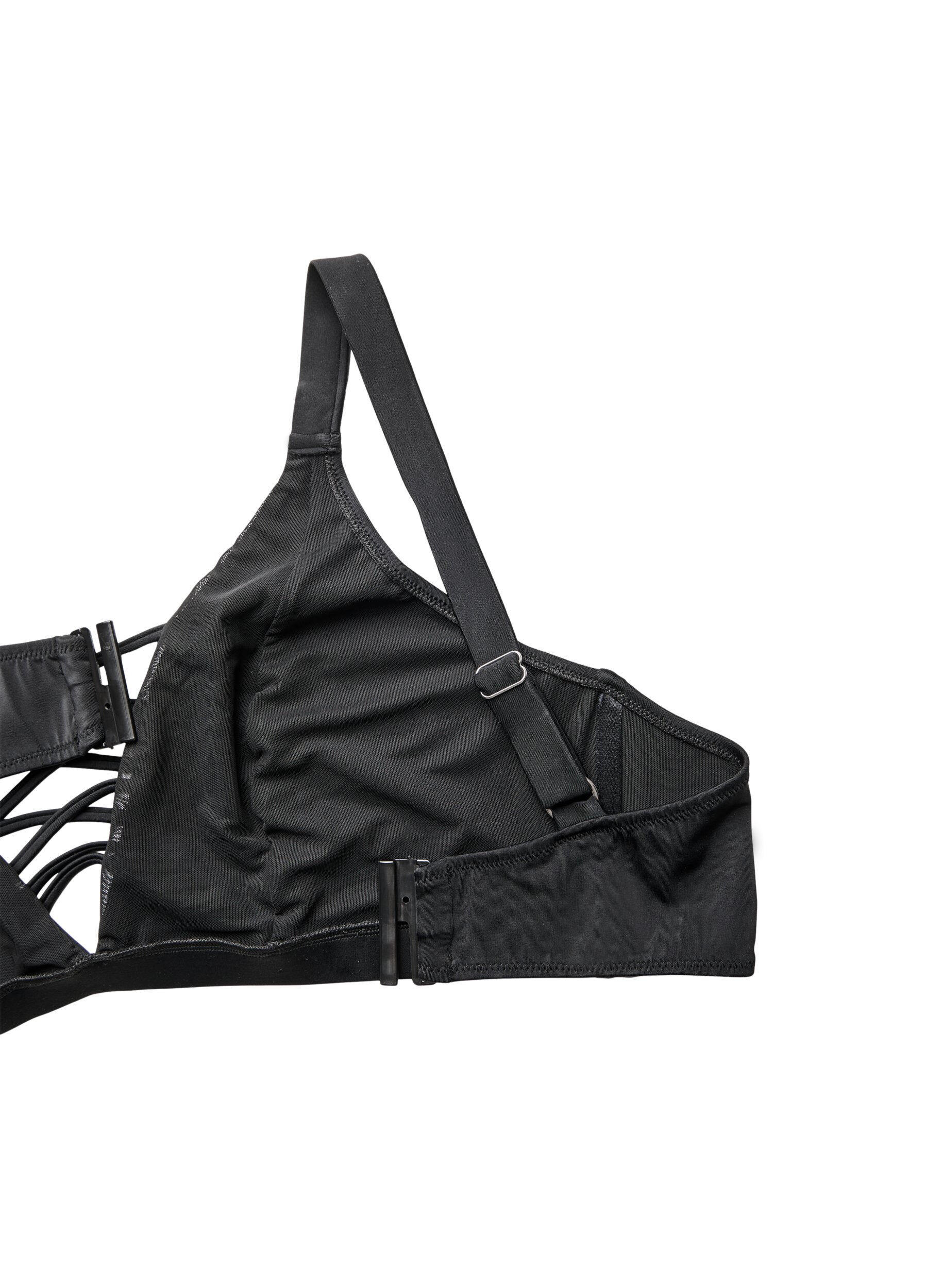 Zizzi Bikini Oberteil, Schwarz, Packshot image number 3