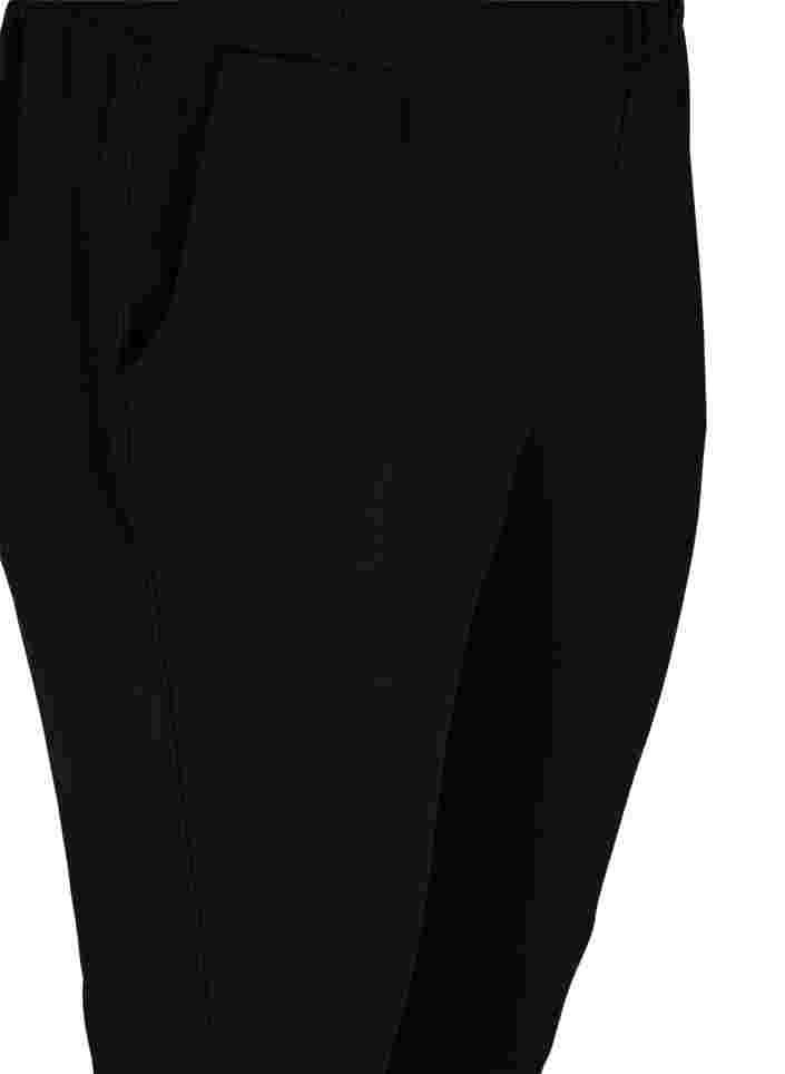 Cropped Hose mit Taschen, Black, Packshot image number 2