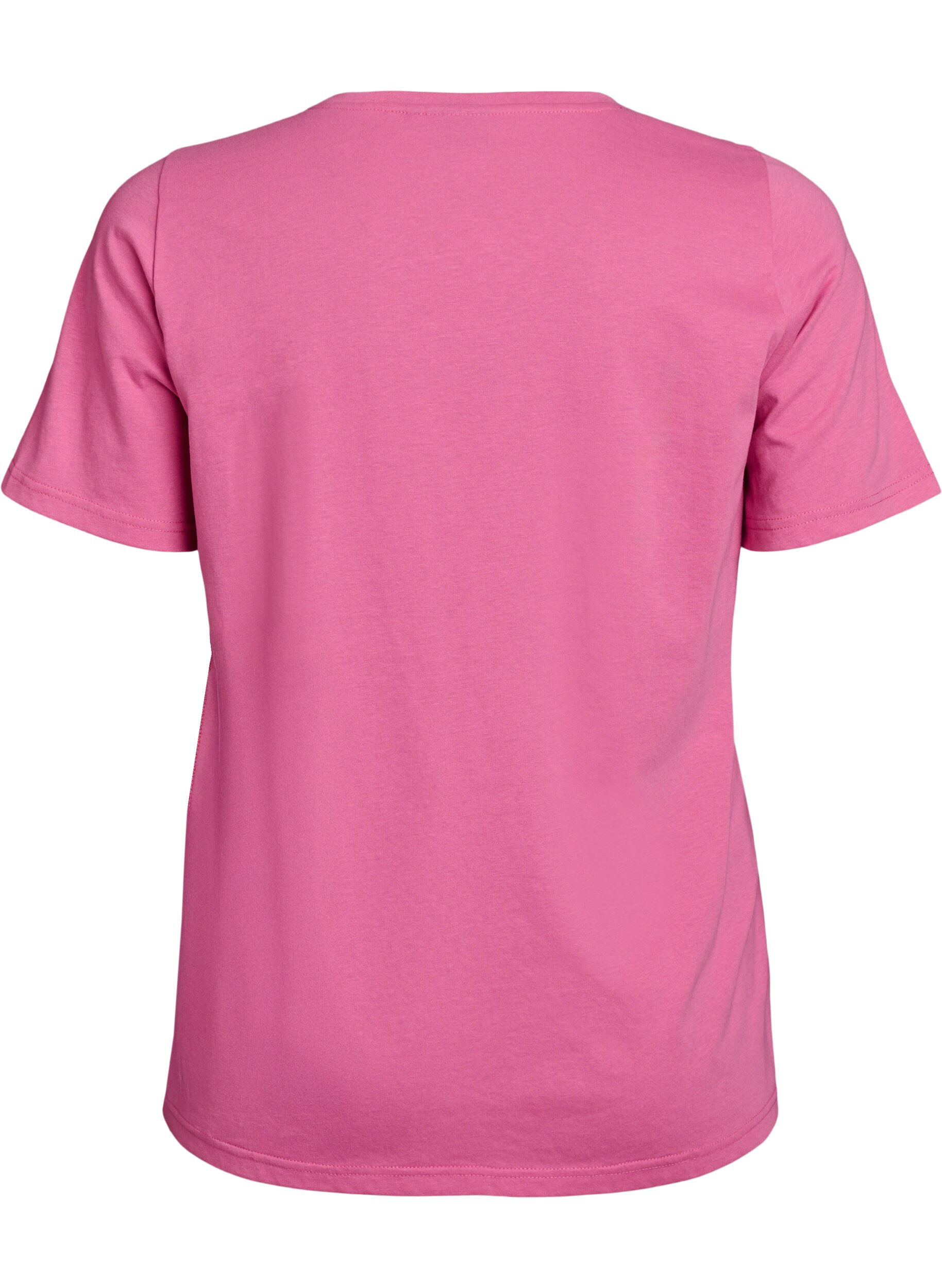 ZizziT-Shirt mit Print, Pink, Packshot image number 1